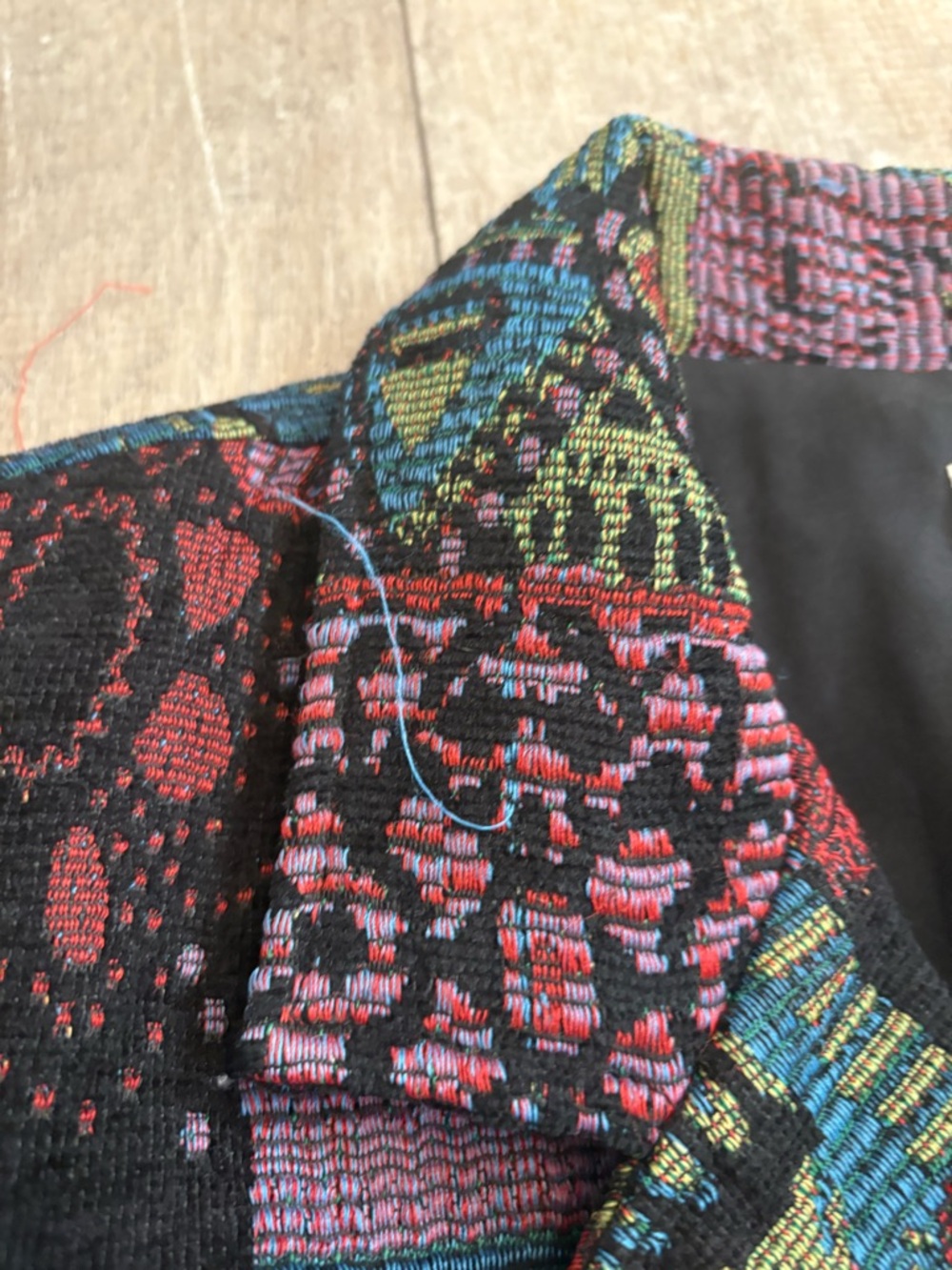Chico's‎ Patterned Multi-Color Jacket - Picture 6 of 7